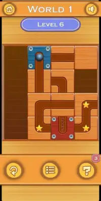 Unroll Me - Roll the ball - Sliding Puzzle Game Screen Shot 2