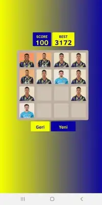 Fenerbahçe 2048 Screen Shot 2
