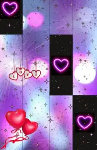 Piano Love & Hearts Tiles : Pink Magic Music Game Screen Shot 1