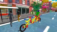 Taxi Tandem Bicycle – Top Simulation Games Screen Shot 0