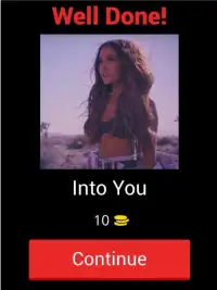 Quiz songs Ariana Grande lite Screen Shot 10