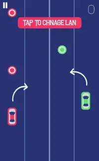 Racing Two Cars Game Screen Shot 2