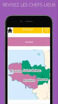 Cartes Jeu 2019 - France - Régions Départements Screen Shot 0