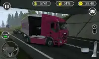 Cargo Truck Driving Sim 2019 - heavy load truck 3D Screen Shot 0