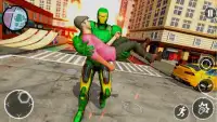 Superhero Iron Robot - Gangster Crime City Mission Screen Shot 10