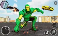 Superhero Iron Robot - Gangster Crime City Mission Screen Shot 4