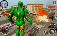 Superhero Iron Robot - Gangster Crime City Mission Screen Shot 5