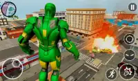 Superhero Iron Robot - Gangster Crime City Mission Screen Shot 1