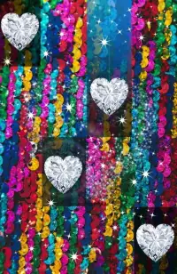 Piano Sequin Tiles Glitter Glow Heart Love Music Screen Shot 0