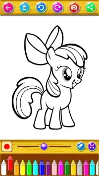 coloring horse pony Screen Shot 5