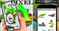Reptile Animal Color By Number-Pixel Art Screen Shot 0