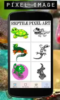 Reptile Animal Color By Number-Pixel Art Screen Shot 4
