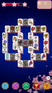 Mahjong Solitaire Flower Screen Shot 6