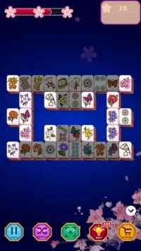 Mahjong Solitaire Flower Screen Shot 3