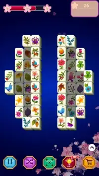 Mahjong Solitaire Flower Screen Shot 1