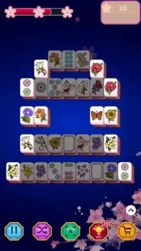 Mahjong Solitaire Flower Screen Shot 0