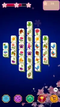 Mahjong Solitaire Flower Screen Shot 7