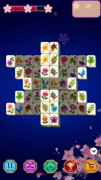 Mahjong Solitaire Flower Screen Shot 4