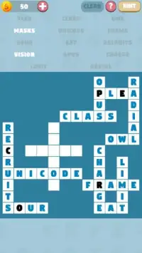 Fill-Ins Puzzle Game Screen Shot 2