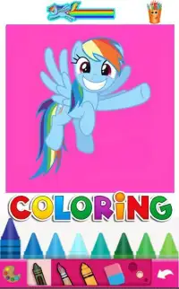 My Little Pony Coloring Horse Screen Shot 1