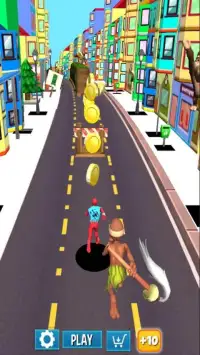 Subway spider Super Runner Adventure Hero Man 3D Screen Shot 5