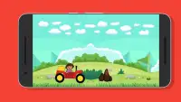 Dora racing and collect coins Screen Shot 0
