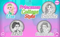 Dress up games for girls - Princess College Style Screen Shot 3