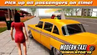 Modern Taxi Driving Game 3D Screen Shot 3