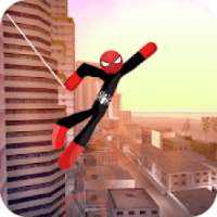 The Amazing Spider Stickman Rope - Hero of Crime