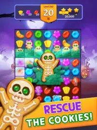 Sweet Candy Blast : Spooky Cookie Party Screen Shot 3