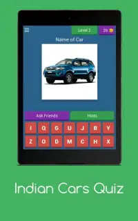 Indian Cars Quiz Game Screen Shot 9