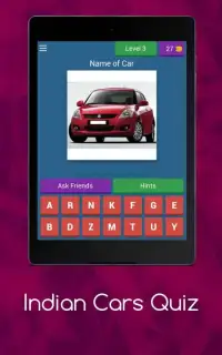 Indian Cars Quiz Game Screen Shot 2