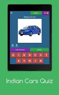 Indian Cars Quiz Game Screen Shot 11