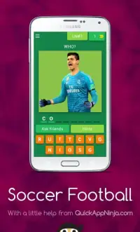 Soccer Football: Guess the Player Quiz Free Game Screen Shot 3