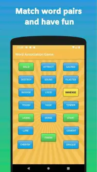 Word Association Game Screen Shot 1