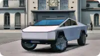 CyberTruck Electric Car Driving Simulator 2020 Screen Shot 1