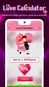 Love Calculator - Love Test Calculator Screen Shot 2