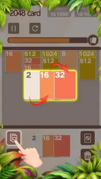 2048 Card - Digital Solitaire game Screen Shot 2