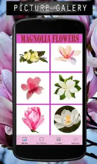 Magnolia Flowers Color By Number-Pixel Art Screen Shot 1