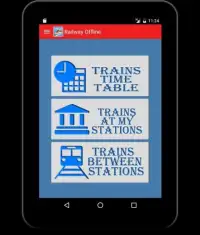 Indian Rail Offline Time Table Screen Shot 3