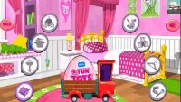 Princess Dolls Pink Cleaning Screen Shot 2