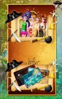 Dress up the pirate girl to find the treasure Screen Shot 1