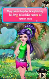 Dress up the pirate girl to find the treasure Screen Shot 4
