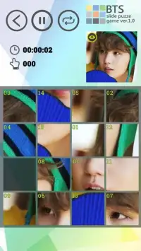 BTS Sliding Puzzle Screen Shot 3