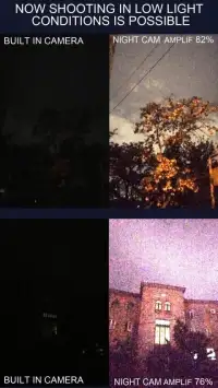Night Mode Camera (Photo & Video) Screen Shot 1