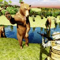 Bear shooter 3d free animal hunting game