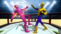 Superhero Ring Iron Robot Wrestling Immortal Fight Screen Shot 1