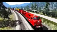 Euro Train Racing sim 3D 2020: Train Driving Game Screen Shot 0