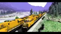 Euro Train Racing sim 3D 2020: Train Driving Game Screen Shot 2