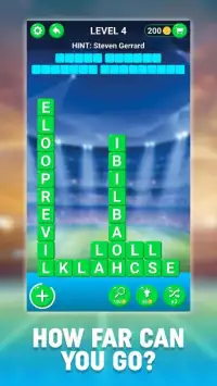 Football Logo Stacks - Team Names Word Blocks Screen Shot 3